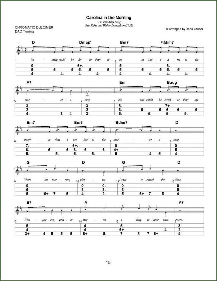 Dana Gruber - Speakeasy And Tin Pan Alley Tunes For Chromatic Dulcimer, photo 5