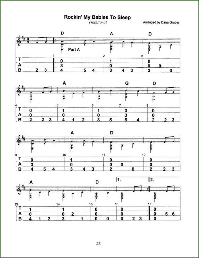 Dana Gruber - Waltzes, mountain dulcimer songbook, photo 5