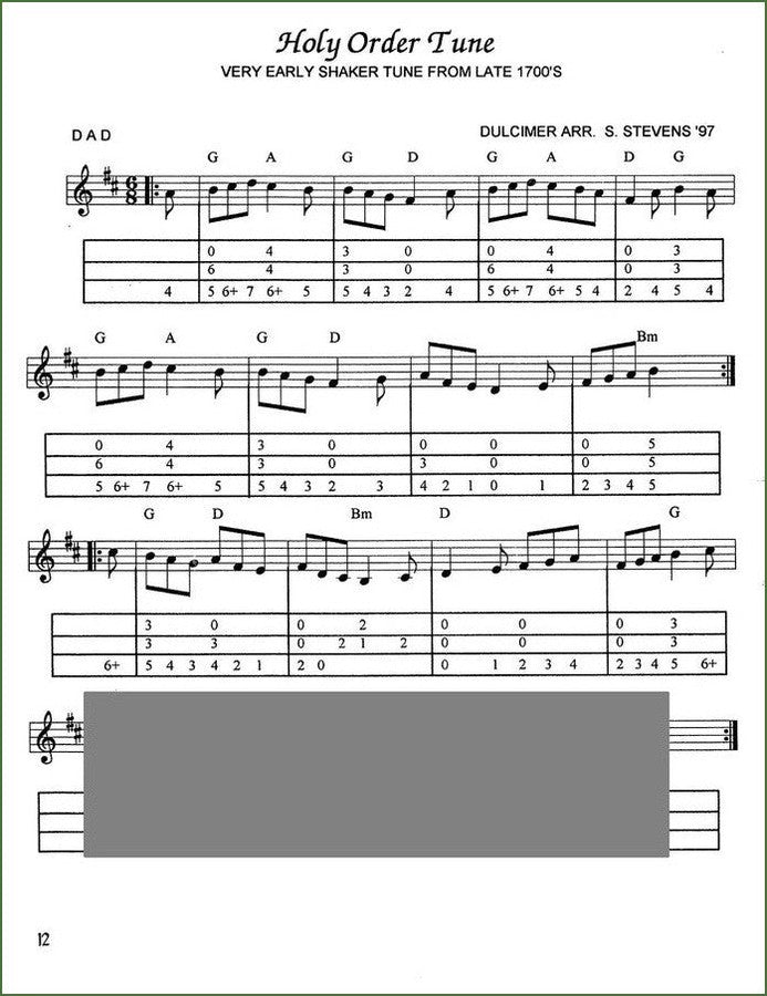Shelley Stevens - The Baker's Dozen: 13 Songs And Tunes For Mountain Dulcimer - Volume 4 - Shaker Music, photo 5