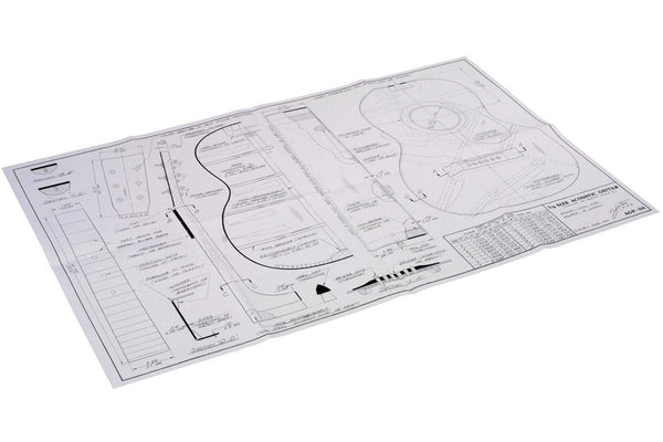 3/4 Size Acoustic Guitar Plan-Folkcraft Instruments