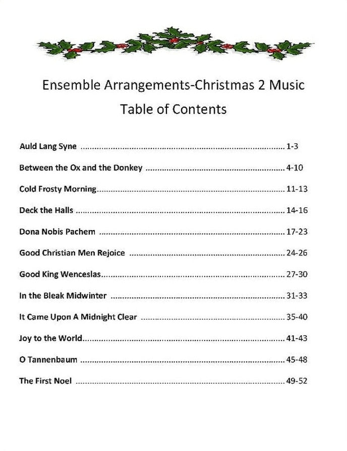 Ellen Pratt - Ensemble Arrangements For The Mountain Dulcimer: Christmas, Volume 2, photo 4