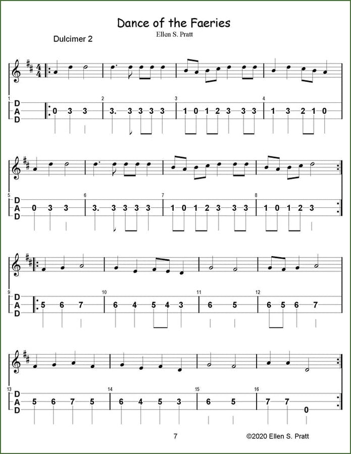 Ellen Pratt - Ensemble Arrangements For The Mountain Dulcimer, Volume 2, photo 4