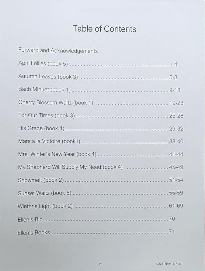 Ellen Pratt - Ensemble Arrangements: Special Edition For The First National Dulcimer Orchestra, photo 2