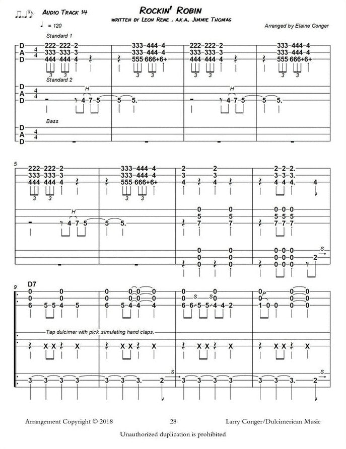 Larry Conger And Elaine Conger - Standard And Bass Dulcimer Arrangements, photo 4