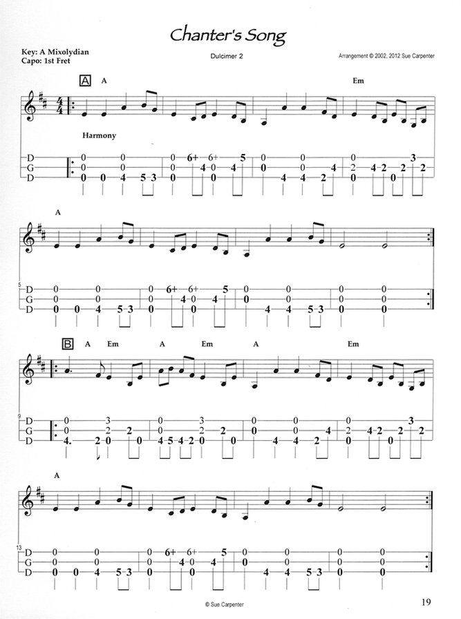 Sue Carpenter - Joined In Harmony: Duets For The Mountain Dulcimer, photo 4