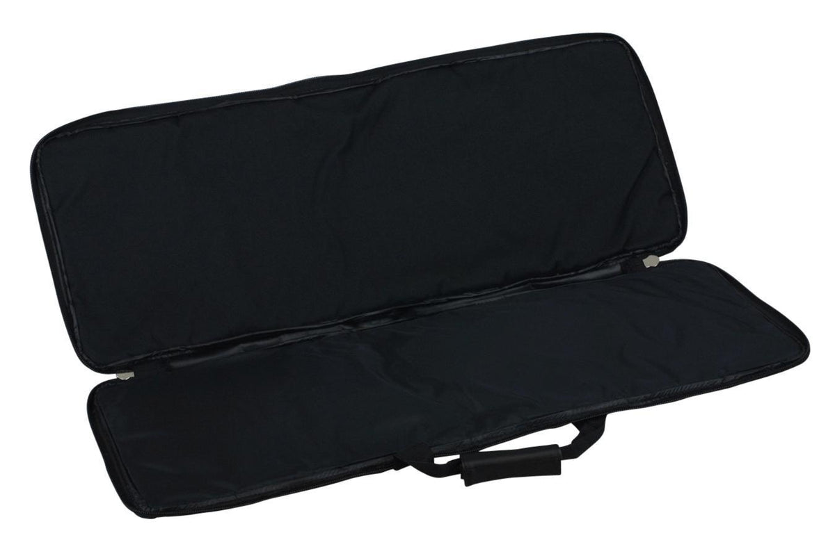 Bowed Psaltery Carrying Case, Black Nylon, Embroidered With Folkcraft® Logo-Folkcraft Instruments Dulcimer Case Bag