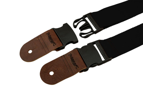 Folkcraft® Quick-Release 2" Wide Dulcimer/Ukulele Strap, Black-Folkcraft Instruments