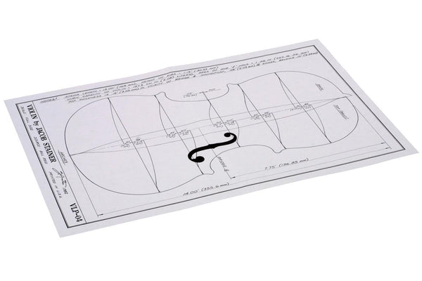Jacob Stainer Violin Body Plan-Folkcraft Instruments