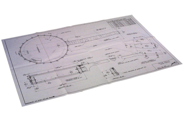 "Oriole" Tenor Banjo Plan-Folkcraft Instruments
