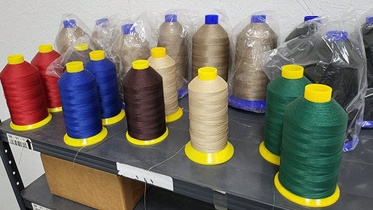 spools of embroidery thread for folkcraft instruments dulcimer cases