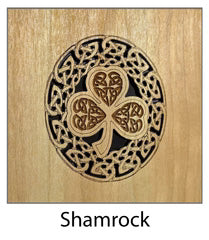 Irish themed sound hole designs
