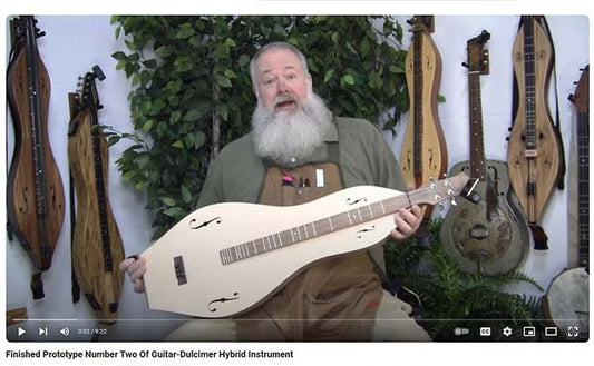 Richard Ash Demo of the Folkcraft DulciVox - flatpicking and strumming
