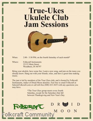 Monthly Ukulele Jams