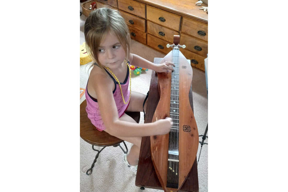 young dulcimer player