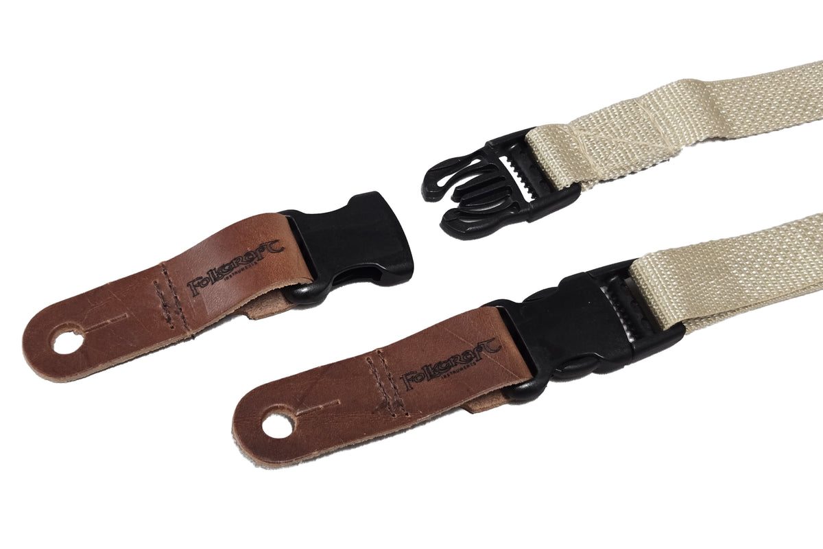 Folkcraft® Quick-Release 1" Wide Dulcimer/Ukulele Strap, Tan