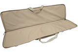 Dulcimer Carrying Case, Tan Color, Embroidered With "FolkRoots® Dulcimers" Logo-Folkcraft Instruments Dulcimer Case Bag