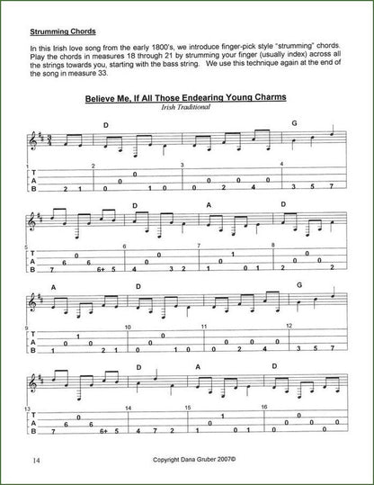 Dana Gruber - Finger-Pick Style Playing, mountain dulcimer songbook, photo 5