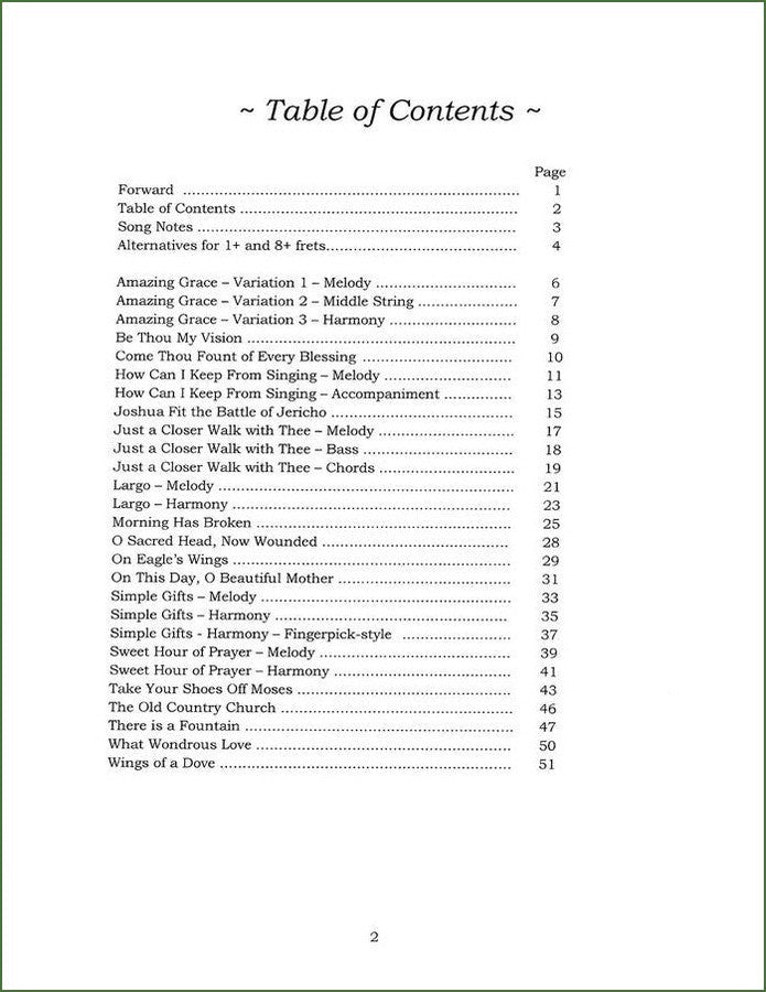 Dana Gruber - Grace, mountain dulcimer songbook, photo 2