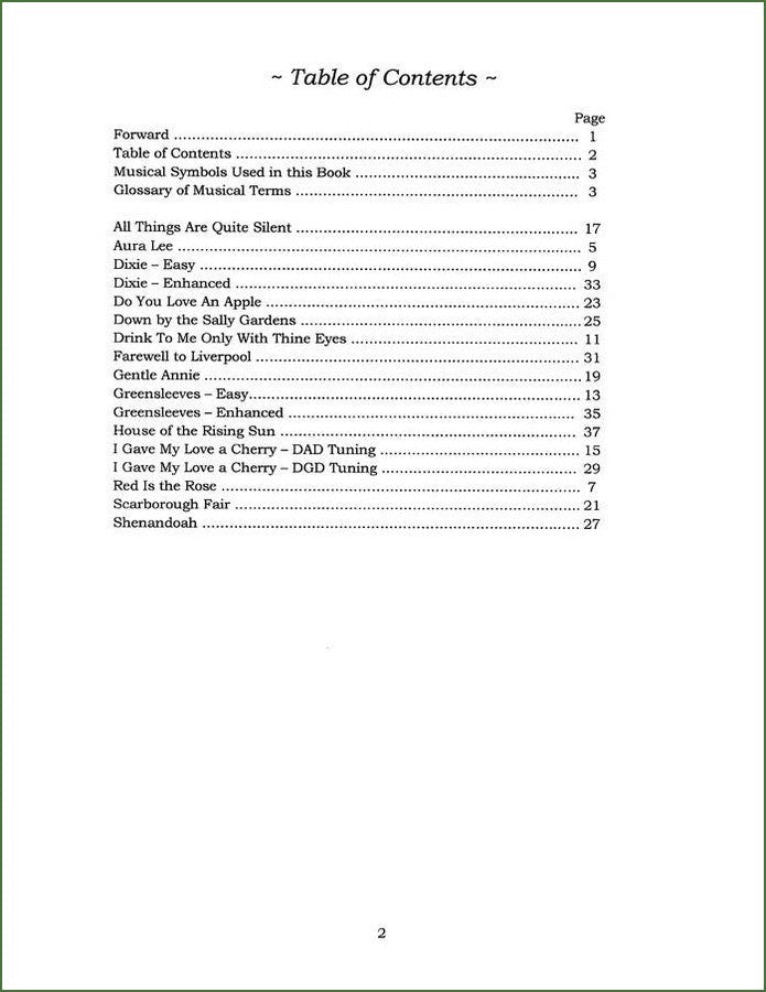 Dana Gruber - Play Pretty, mountain dulcimer songbook, photo 3