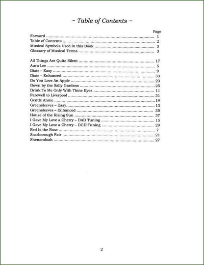 Dana Gruber - Play Pretty, mountain dulcimer songbook, photo 3