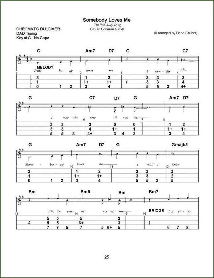 Dana Gruber - Speakeasy And Tin Pan Alley Tunes For Chromatic Dulcimer, photo 3