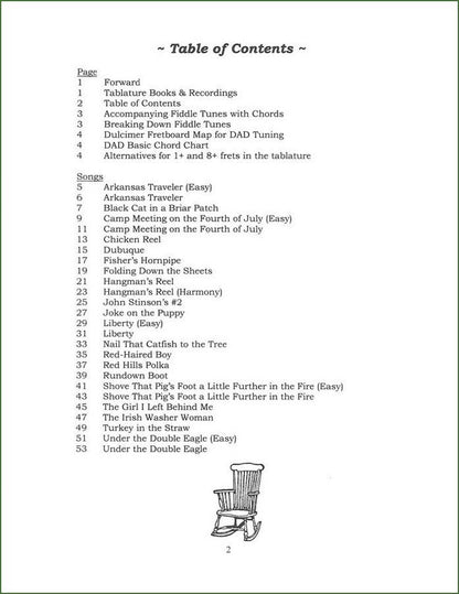Dana Gruber - The Pickin' Porch, mountain dulcimer songbook, photo 2