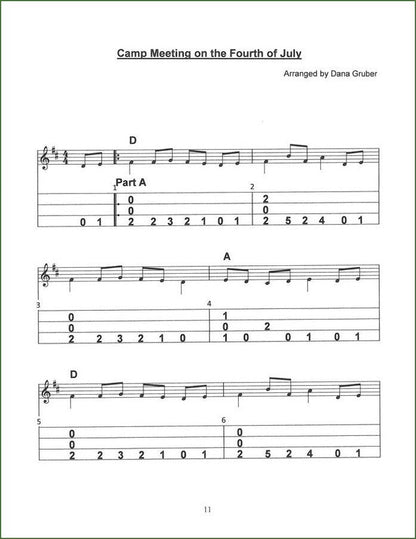 Dana Gruber - The Pickin' Porch, mountain dulcimer songbook, photo 3