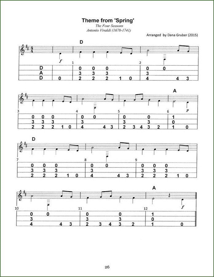 Dana Gruber - The Wedding Book, mountain dulcimer songbook, photo 4
