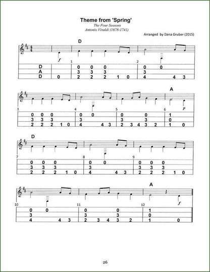 Dana Gruber - The Wedding Book, mountain dulcimer songbook, photo 4
