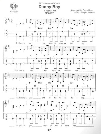 Dave Haas - Beautiful Arrangements, mountain dulcimer songbook, photo 4