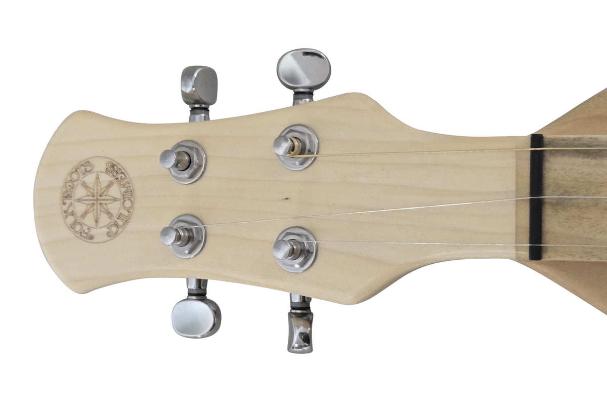 FolkRoots D Series mountain dulcimer, poplar body, poplar top, photo 3