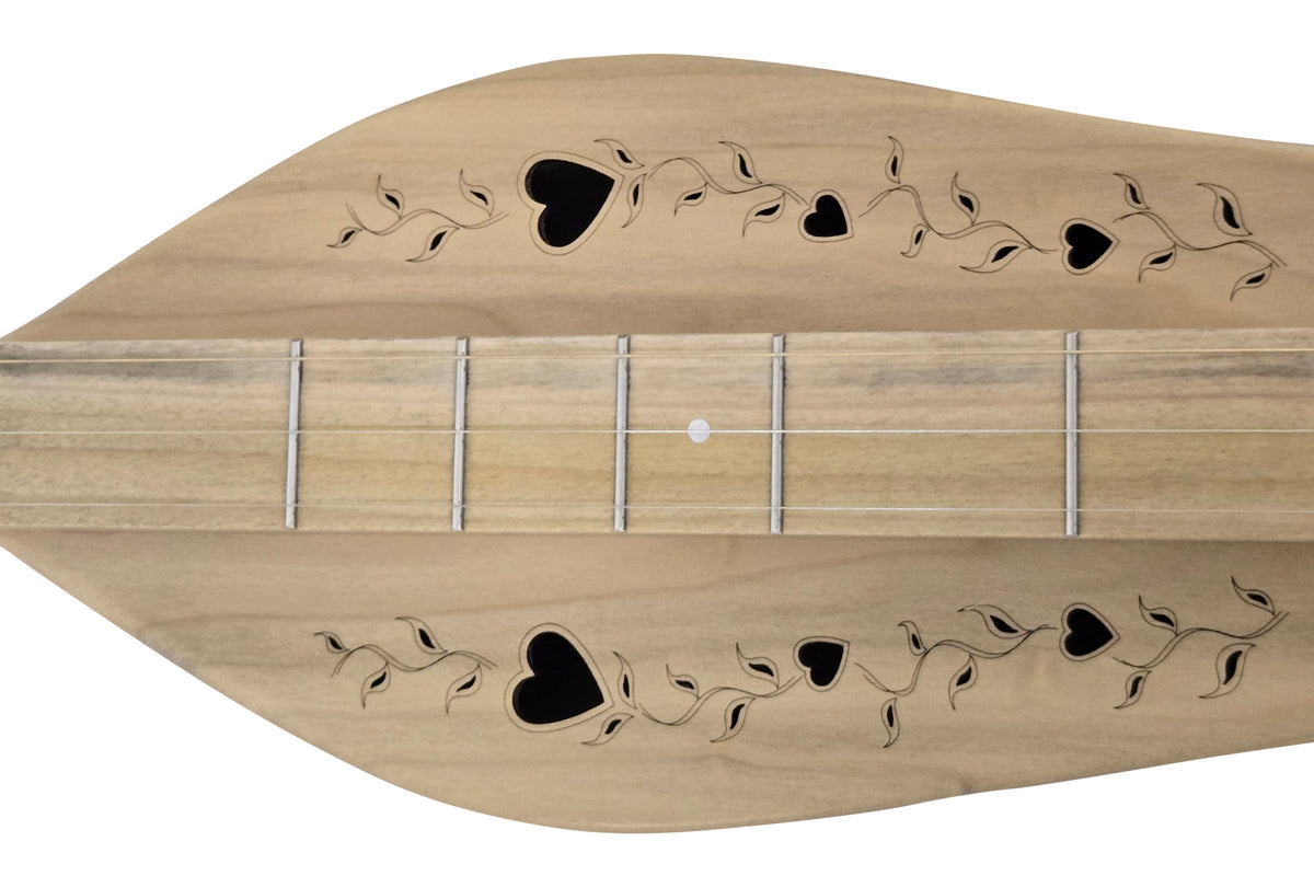 FolkRoots D Series mountain dulcimer, poplar body, poplar top, photo 5