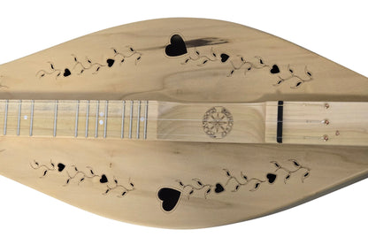 FolkRoots D Series mountain dulcimer, poplar body, poplar top, photo 6