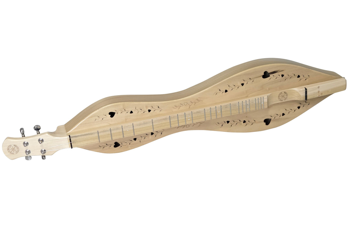 FolkRoots D Series mountain dulcimer, poplar body, poplar top