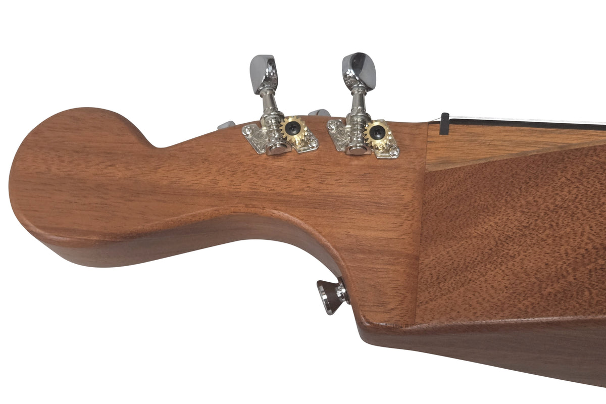 FolkRoots H Series mountain dulcimer, mahogany body, butternut top, photo 3