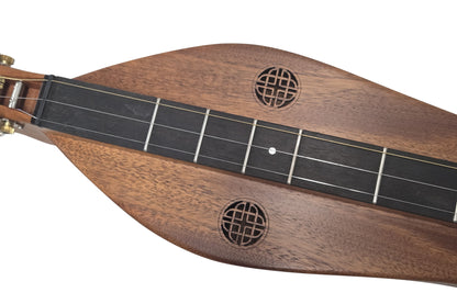 FolkRoots H Series mountain dulcimer, mahogany body, mahogany top, photo 5