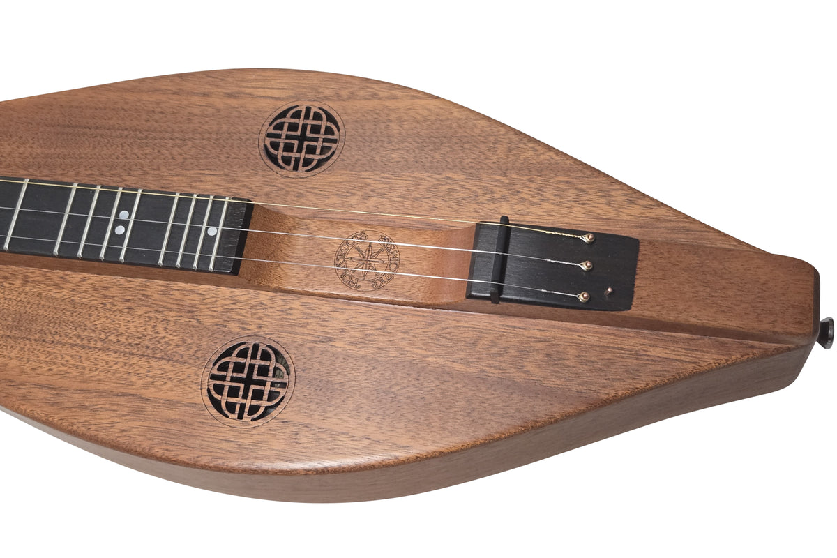 FolkRoots H Series mountain dulcimer, mahogany body, mahogany top, photo 6