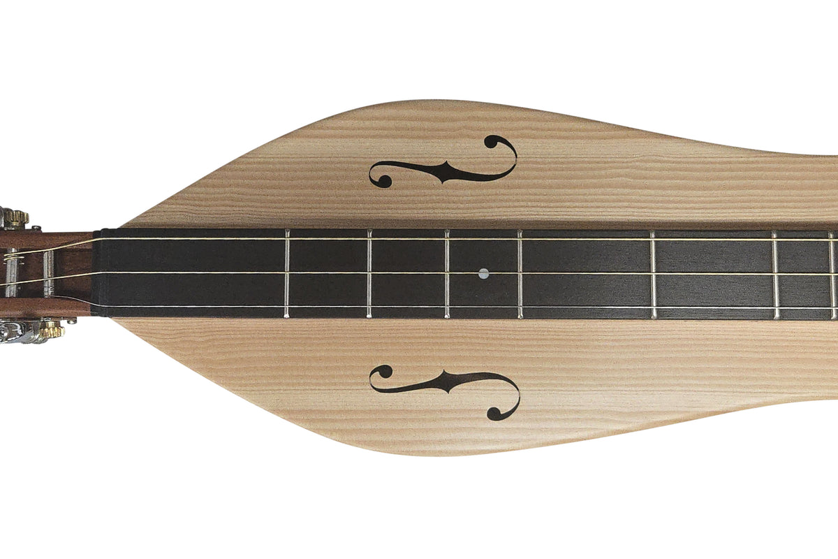 FolkRoots H Series baritone mountain dulcimer, mahogany body, spruce top, photo 5