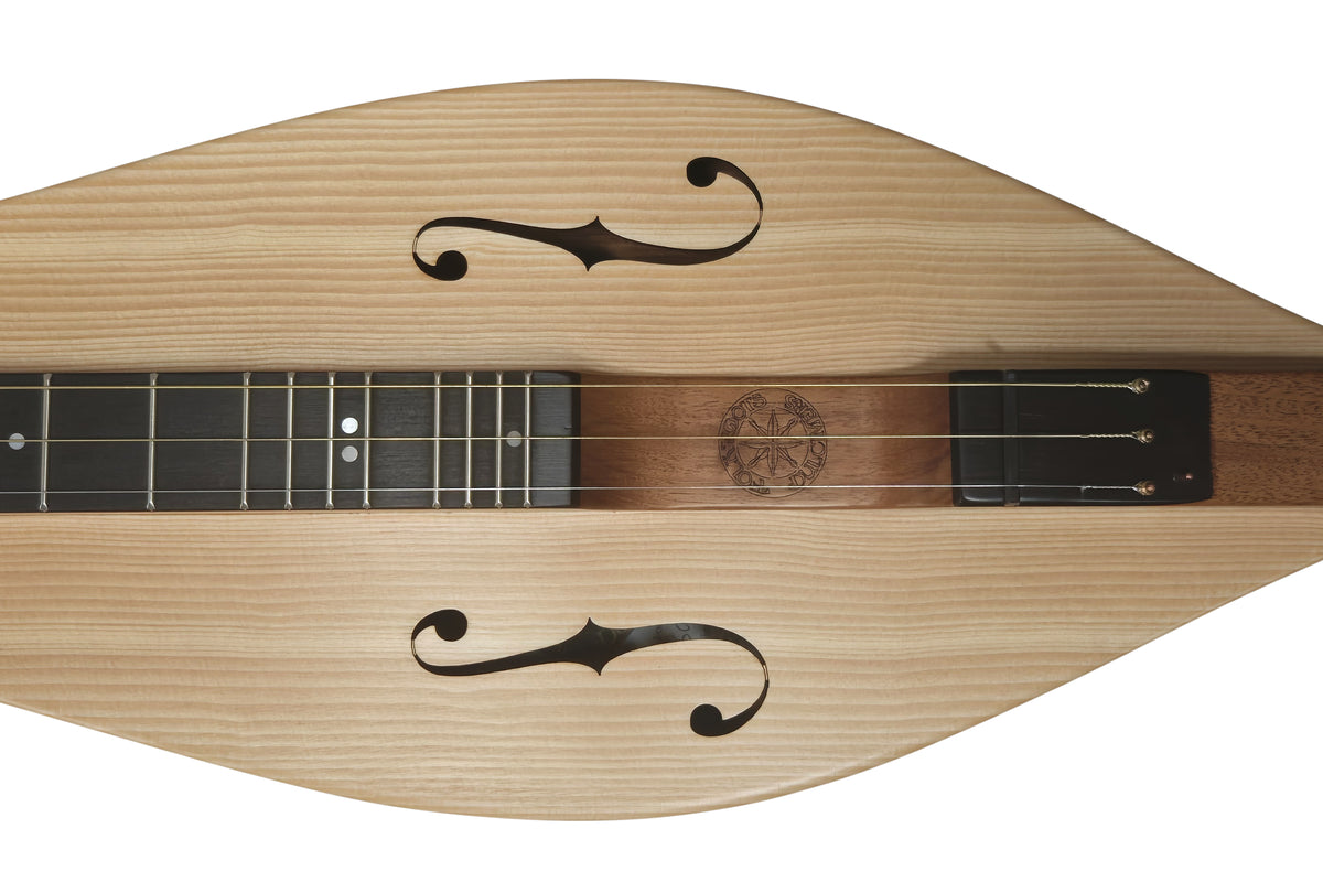 FolkRoots H Series baritone mountain dulcimer, mahogany body, spruce top, photo 6
