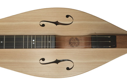 FolkRoots H Series baritone mountain dulcimer, mahogany body, spruce top, photo 6
