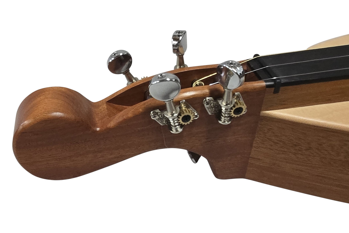 FolkRoots H Series mountain dulcimer, mahogany body, spruce top, photo 3