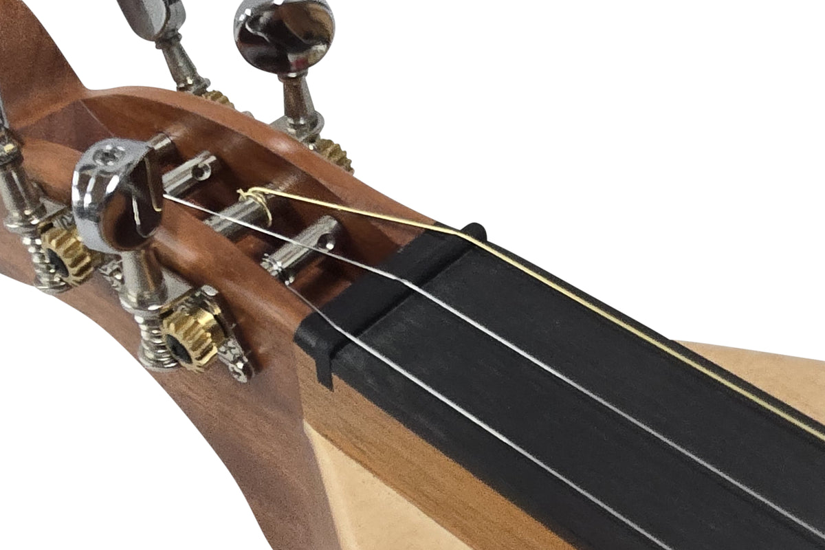 FolkRoots H Series mountain dulcimer, mahogany body, spruce top, photo 4