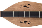 FolkRoots® H Series Dulcimer, Walnut Body, Oak Top