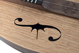 FolkRoots® H Series Dulcimer, Walnut Body, Oak Top