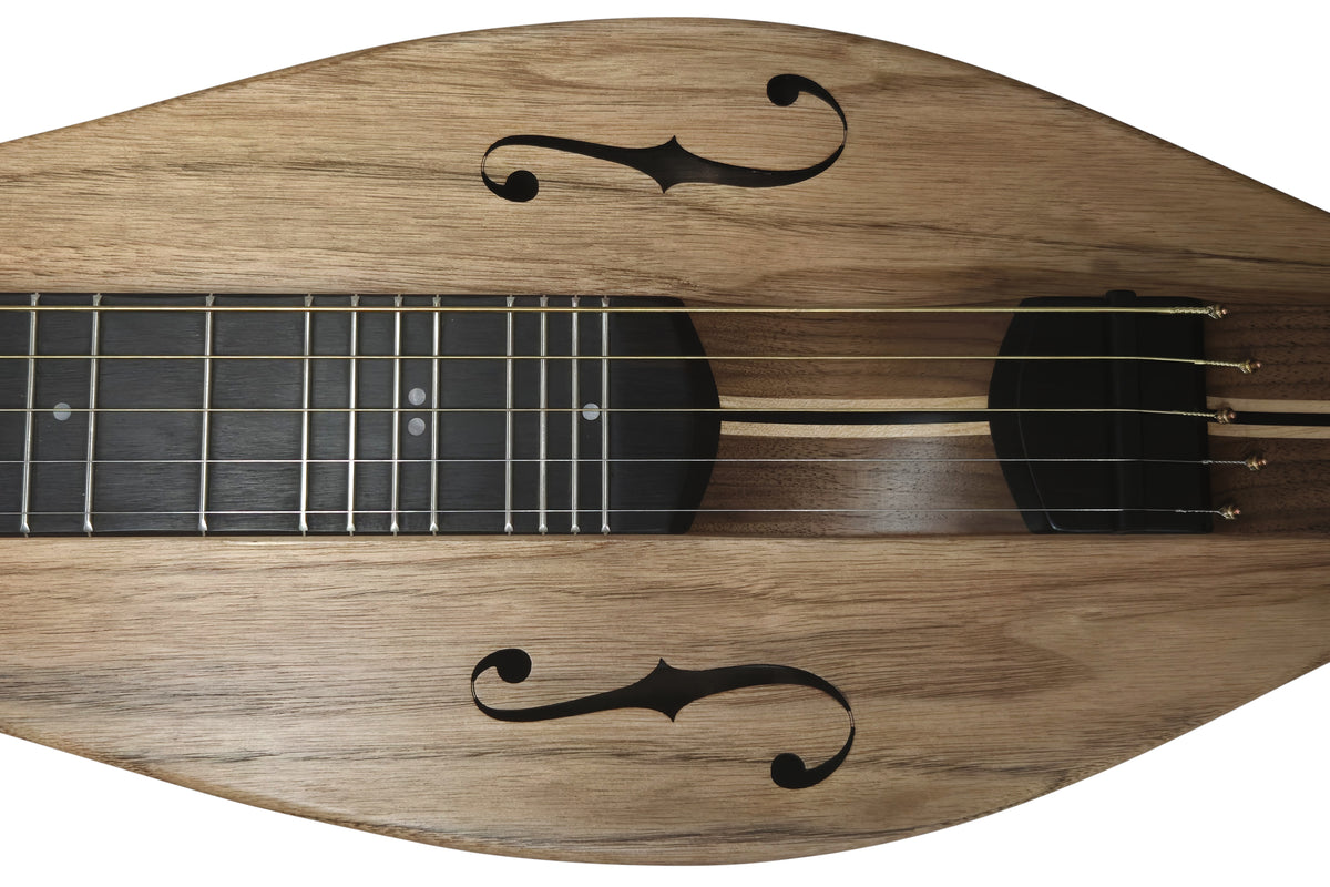 Folkcraft Custom Series MaxDAD five-string dulcimer, walnut body, butternut top, photo 6