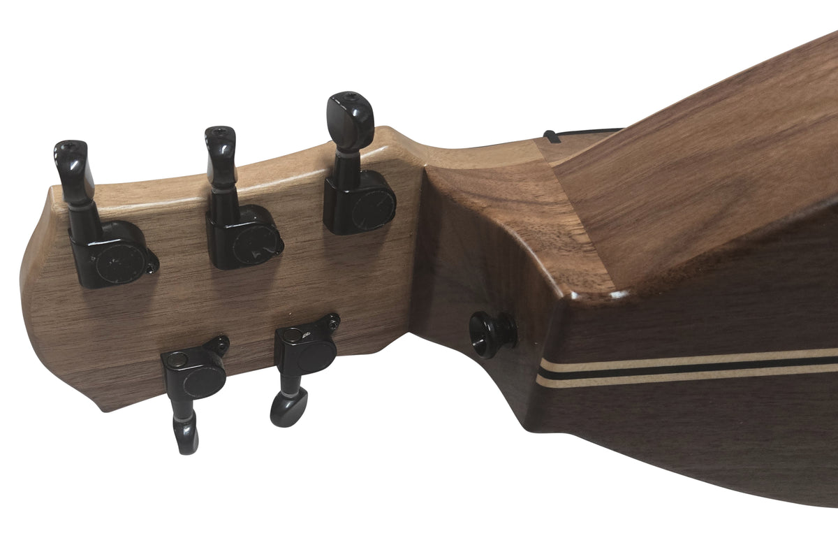 Folkcraft Custom Series MaxDAD five-string dulcimer, walnut body, butternut top, photo 7