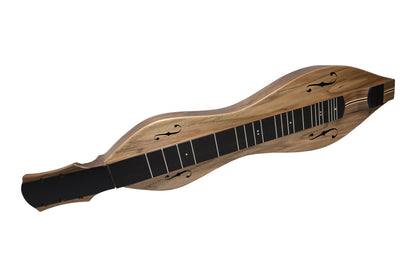 Folkcraft Custom Series MaxDAD mountain dulcimer, walnut body, butternut top, front view