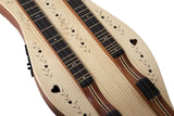 Folkcraft® Double Neck Dulcimer, Mahogany Body, Spruce Top