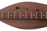 Folkcraft® FSH Series Dulcimer, Walnut Body, Walnut Top