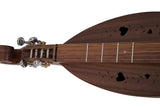 Folkcraft® FSH Series Dulcimer, Walnut Body, Walnut Top